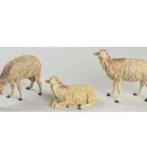 Department 56 Sheep Set of 3 Manger Scene in Box